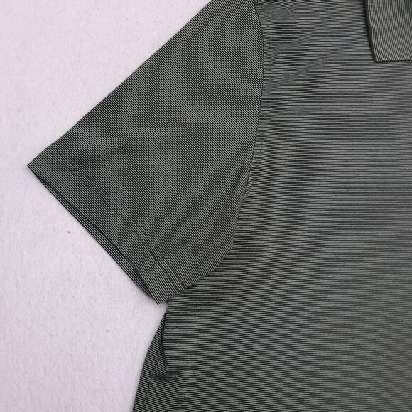 Van Heusen Short Sleeve Collared Polo Shirt Adult Mens Size Large L Green - Picture 4 of 10